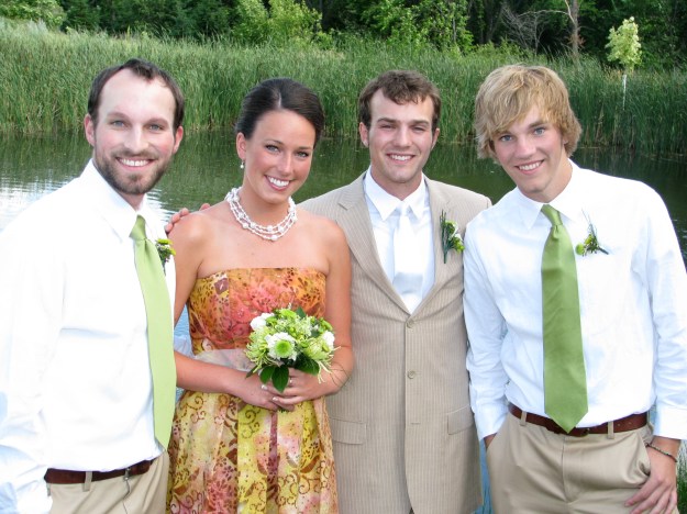 July 2008 at David and Emma's Wedding